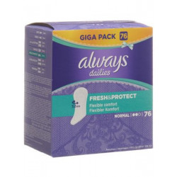 ALWAYS Protège-slip Fresh&Protect Normal Gigapack 76 pce