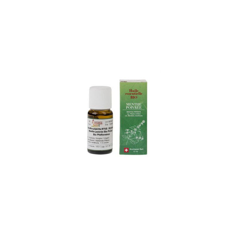 Huile essentielle BIO de menthe poivrée - 15ml