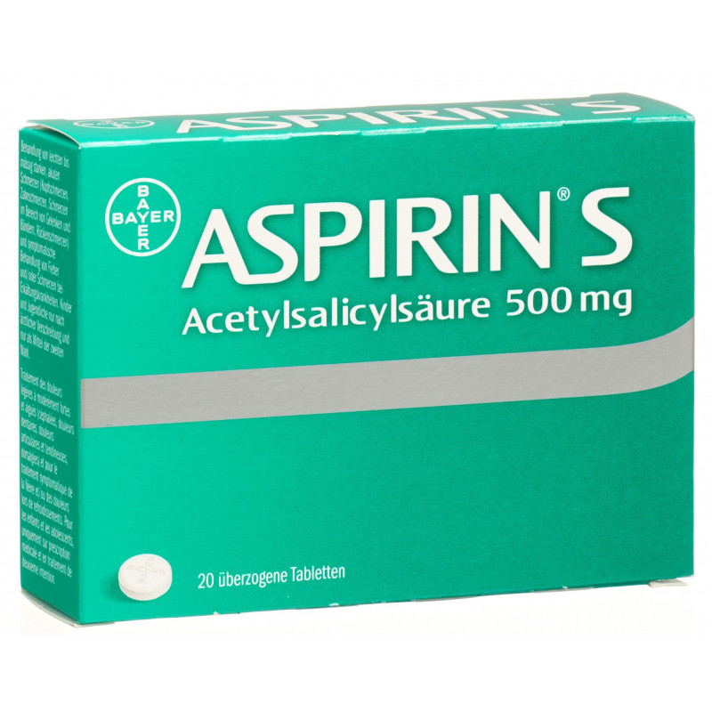 Aspirine S Cpr 500 Mg Pce