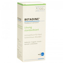 Betadine solution standard sol 120 ml