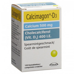 Calcimagon D3 cpr mâcher spearmint (sans aspartame) bte...