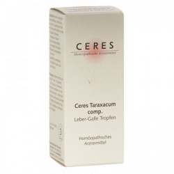 Ceres taraxacum comp. gouttes pour le foie et la bile 20 ml