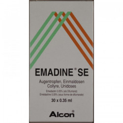 Emadine SE gtt opht 30 monodos 0.35 ml