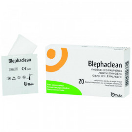 Blephaclean compresse sterilés 20 pce