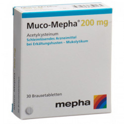 Muco-Mepha comprimé effrvescent 200 mg 30 pièce