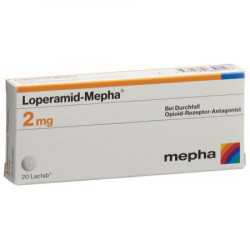 Lopéramide-Mepha Lactab 2 mg 20 pce
