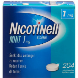 Nicotinell cpr sucer 1 mg mint 204 pce