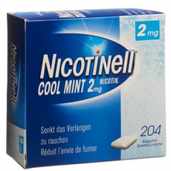 NICOTINELL Gum 2 mg cool mint 204 pce