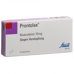 Prontolax suppositoire 10 mg 10 pce