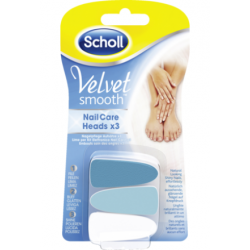 SCHOLL Velvet Smooth™ emb soin ongles 3 pièces
