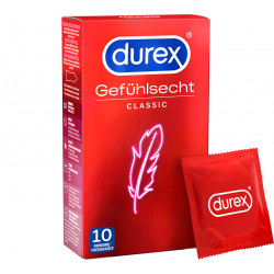 Durex préservatif sensoriel classic 10 pcs