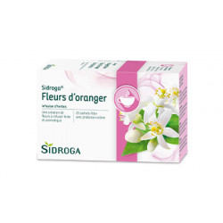 Sidroga infusion fleurs d'oranger 20 sachets