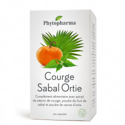 Phytopharma Courge Sabal Ortie 100 capsules