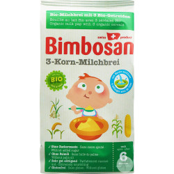 Bimbosan Bouillie au lait 3 céréales sachet 280 g