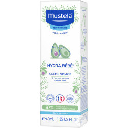 Mustela hydra bébé crème visage peau normale 40 ml