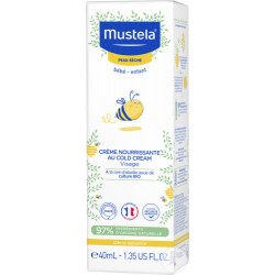 Mustela crème visage cold cream peau sèche 40 ml