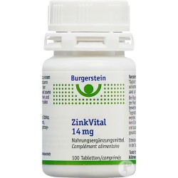 Burgerstein Zinkvital 14 mg 100 comprimés