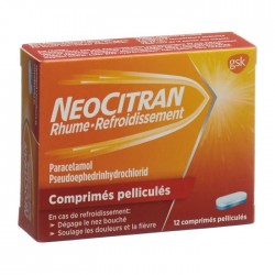 NeoCitran Rhume Refroidissements 12 comprimés