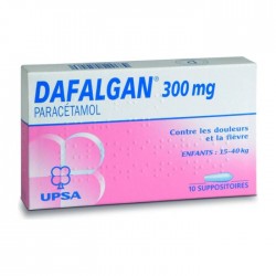 Dafalgan 300 mg suppositoire 10 pièces